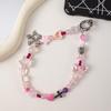 Stylish Anti-Fall Pearl Phone Chain: Short, Single Buckle Durable Wrist Strap with Heart Charm
