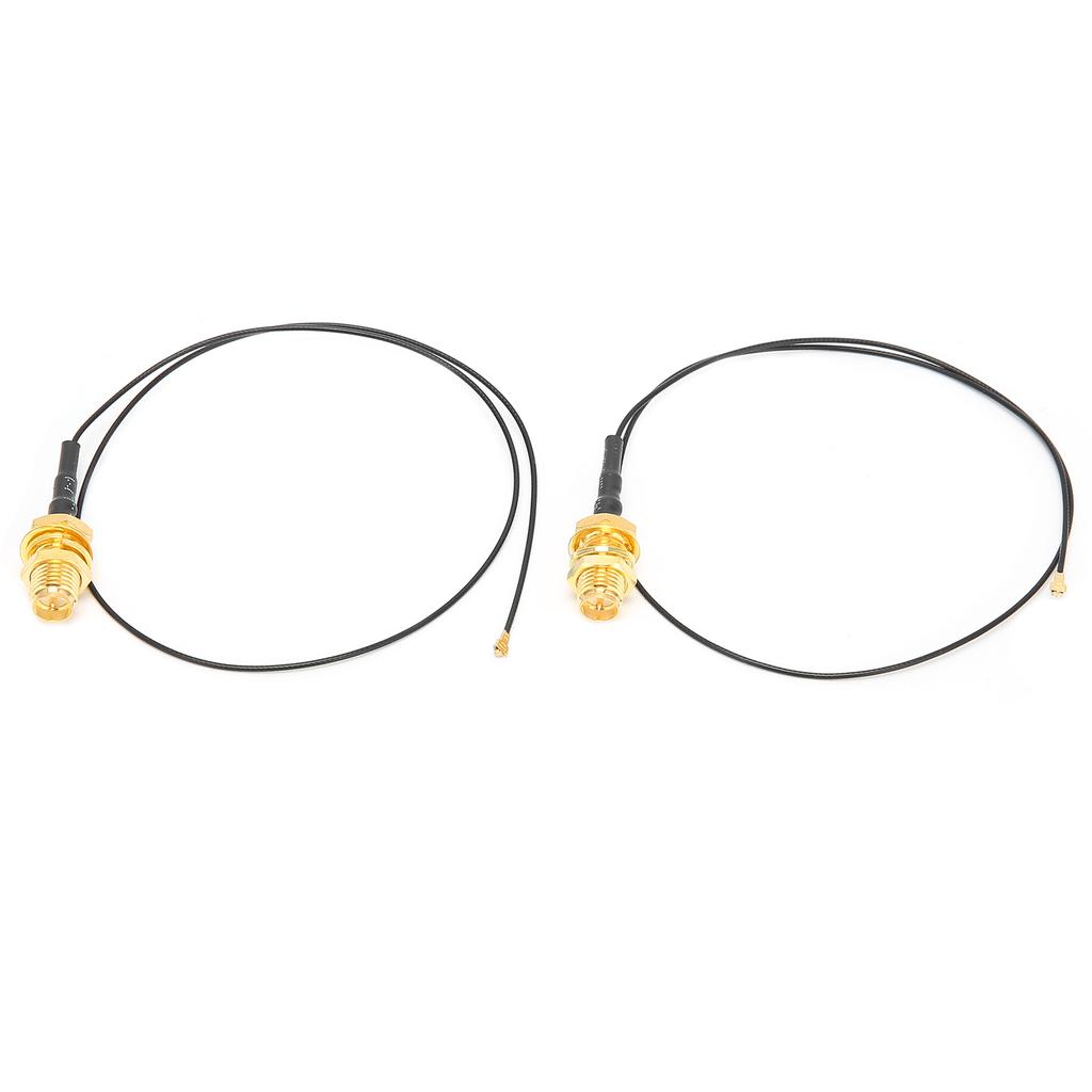 2Pcs Adapter Cable Omnidirectional Wire for M.2 WiFi Bluetooth External Antenna 30cm