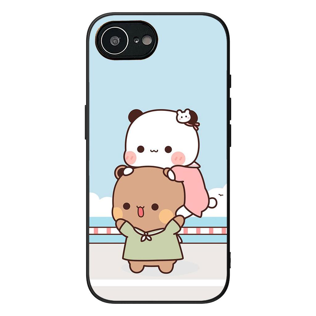Anime B-Bubus D-Dudus Panda Bear Phone Case for Xiaomi Redmi Note 12 11 10 A3 Pro 10A 10C 12C Note12 5G Protective Cover