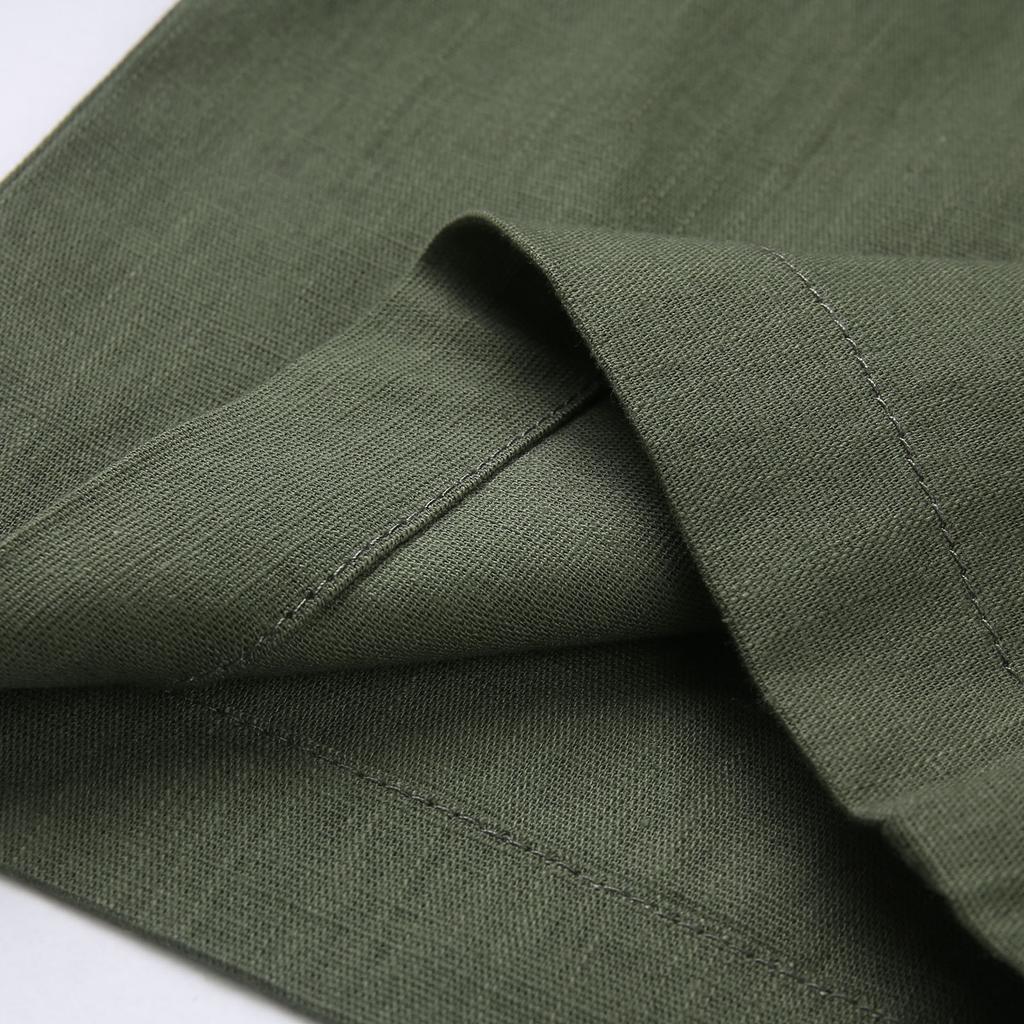 Men's Linen Loose Fitting Casual Lightweight Elastic Waist Pants Yoga Pants Loungewear