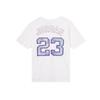 Air Sport DNA Solid Color Logo Alphabet Numeric Printing Short Sleeve White Men's DO8899-100