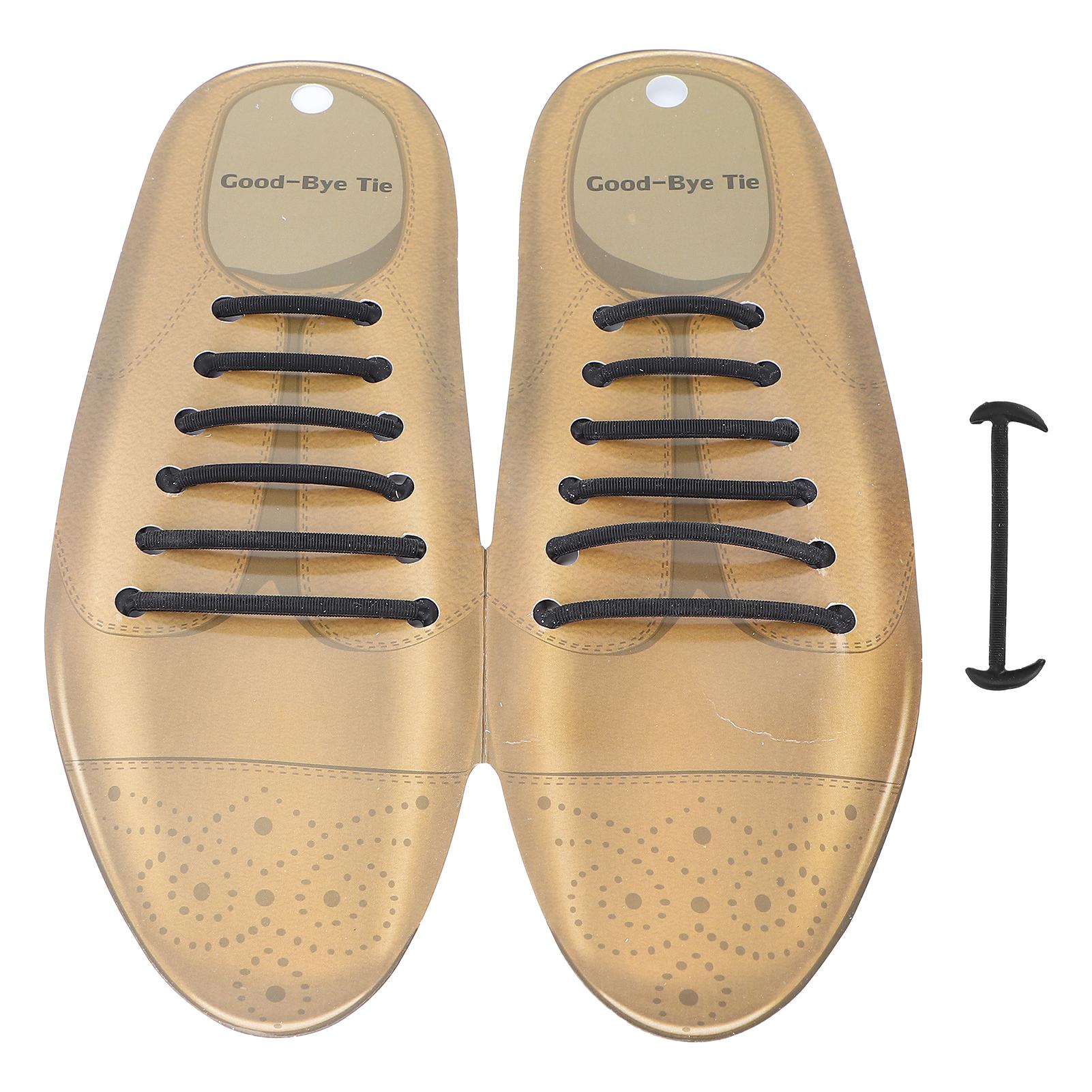 

12pcs Professional No Tie Shoelaces Travel Portable Waterproof Elastic Silicone Shoelace