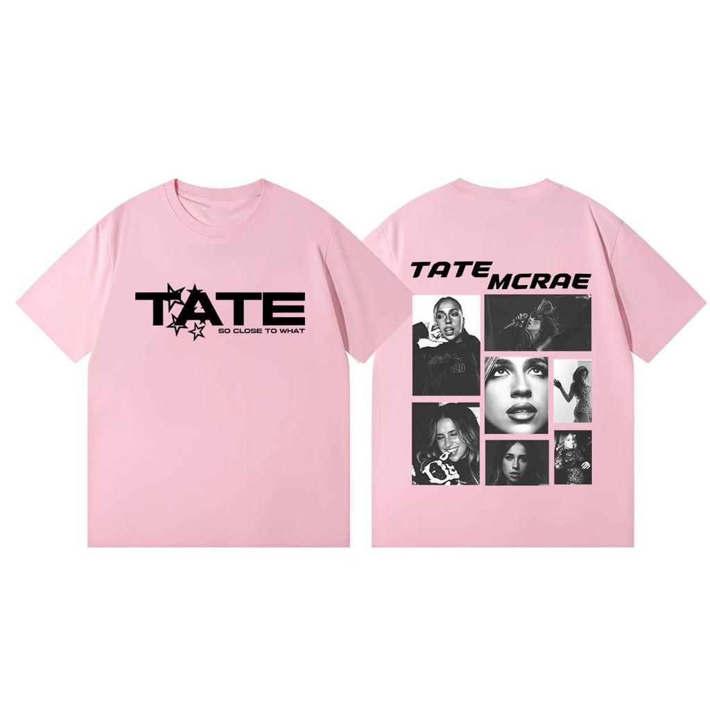 Tate Mcrae 2026 Concert Graphic T Shirts Men Women Fashion Vintage Short Sleeve Tshirt Summer Casual Cotton Tshirts Streetwear