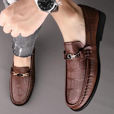 Hochwertige Herren-Flachschuhe aus echtem Leder, Herren-Freizeitschuhe der Marke, Fahrschuhe, Herren-bequeme Slipper, Herren-Allround-Mokassins