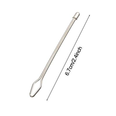 5pcs Craft Belt Ribbon Wearing Tools Self-Locking Stainless Steel Wearing Threaders Guide Elastic Rope Threader Easy Threaders