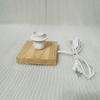 Solid Wood E27 Bedside Table Lamp Base with Switch - DIY LED Lamp Holder Accessories