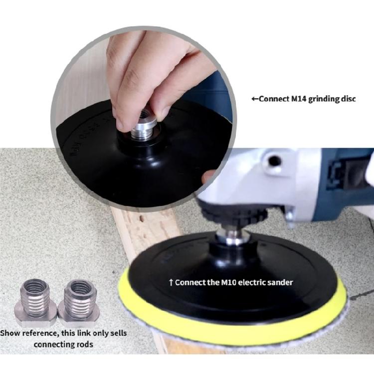Efficient Power Tool Converters Screw M10 To M14 / M16 Angles Grinder Thread Adapter For Quick And Easy Size Switching