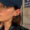 SHIXIN 2Pcs Minimalist Stainless Steel 18K Gold Plated Ear Clip Women Classic C Shape Ear Cuff No Piercing Earring Daily Jewelry