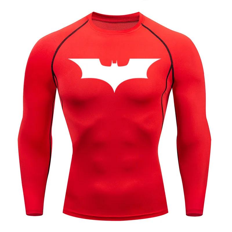 Top Long Sleeve Sports Shirt Running Men T-shirt Fitness Short T-shirt WorkOut Gym Tights Muscle Shirt Compression MMA Clothing