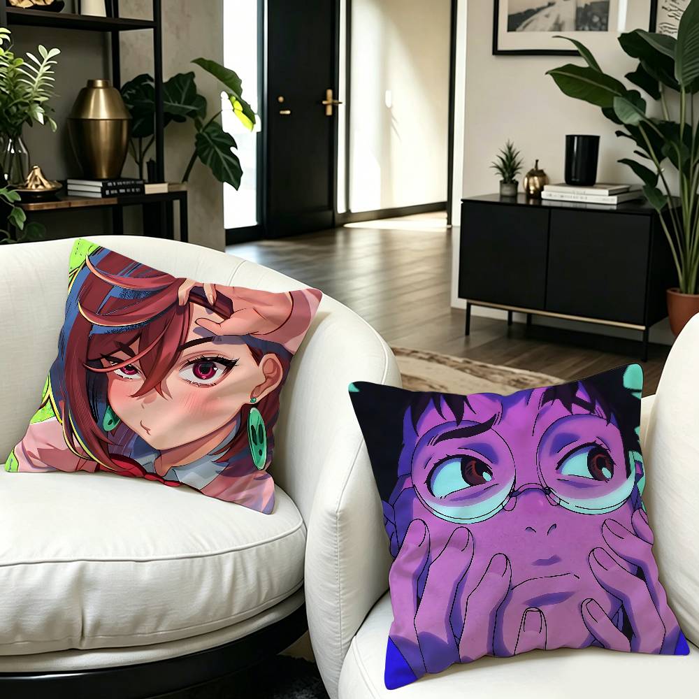 Hot Anime D-Dandadan Cushion Cover Decorative Pillow Sofa Home Decor case pillow cases