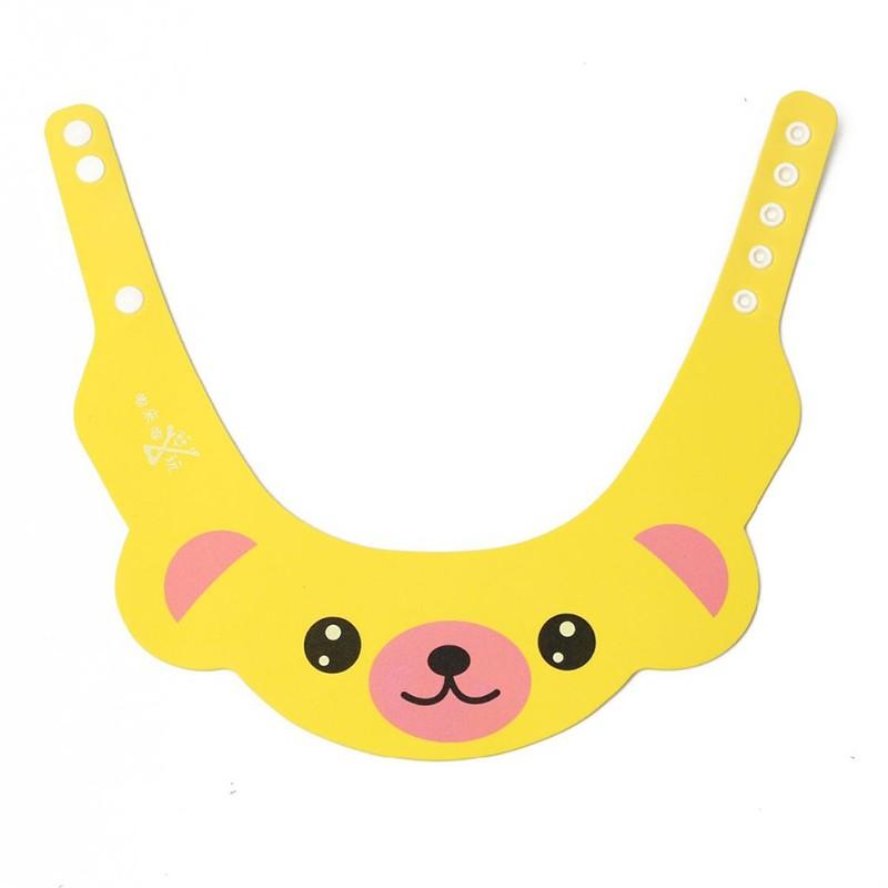 Baby Shampoo Cap Bathing Cap Cute Cartoon Adjustable Kids Shower Hat Hair Shield for Sunshading Hairdressing