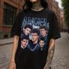 Engel Buffy – The Vampire Slayer Bedrucktes T-Shirt Damen FrühlingSommer Modetrend Reines Baumwoll Oberteil Neutrales Kurzarm-T-Shirt