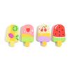 Creative Cute Fruit Cartoon Ice Cream Popsicle Eraser - Low-Dust Student Stationery