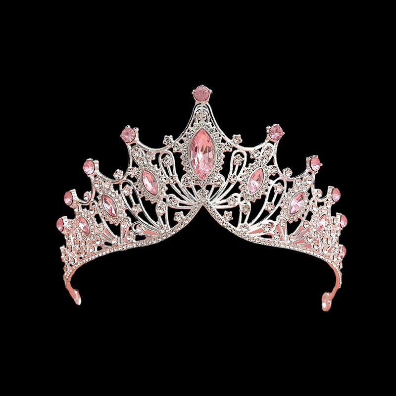 Bridal Crown Headband Headband Wedding Korean Style Birthday Adult Gift Crystal Crown Princess Dress Hair Accessory