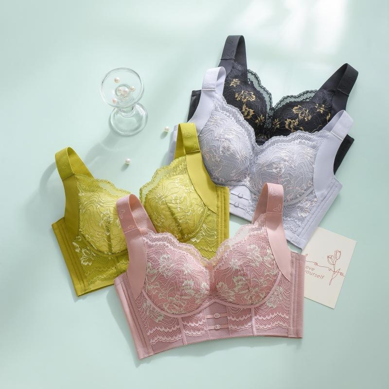 Adjustable Lingerie for Women Slim Gathered Bra Cinched Breast Anti Sagging and Anti Expansion Bra