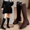 Fashion Autumn Women's Chunky Heel Over The Knee Boots New High Heel Thigh High Boots for Women Heeled Shoes Dress Party Women's Boots
