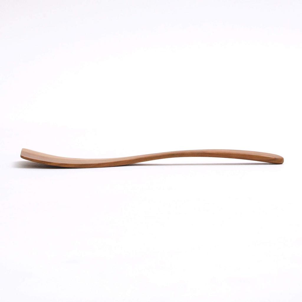 LOLO | Wild Cherry Wood | Made in Japan | Wooden Spatula | Cooking Utensil | Natural Wood | Japanese Cuisine | (For Turning)
