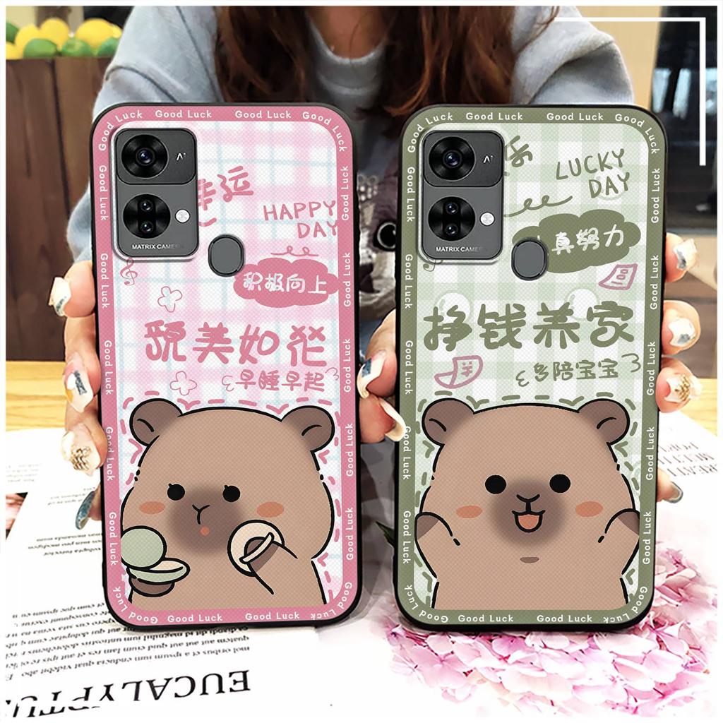 Couple Fashion Design Phone Case For Oukitel C33 Back Cover Phone Pouch TPU Cute Silicone Protective Cartoon Shockproof