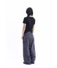 AAKAM Walt Panel Cotton Pants (Navy)