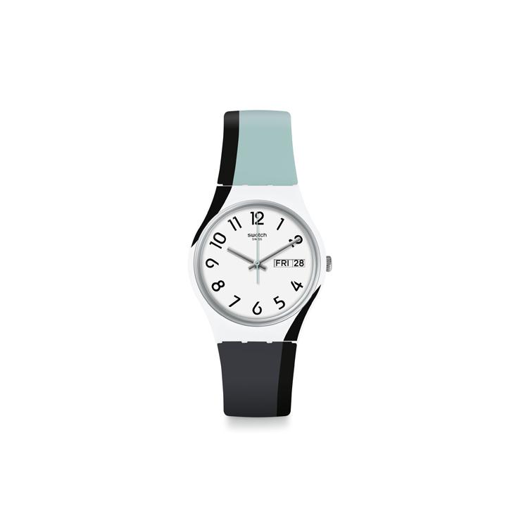 SWATCH Unisex White Watch GW711 GW711 Gray Blue