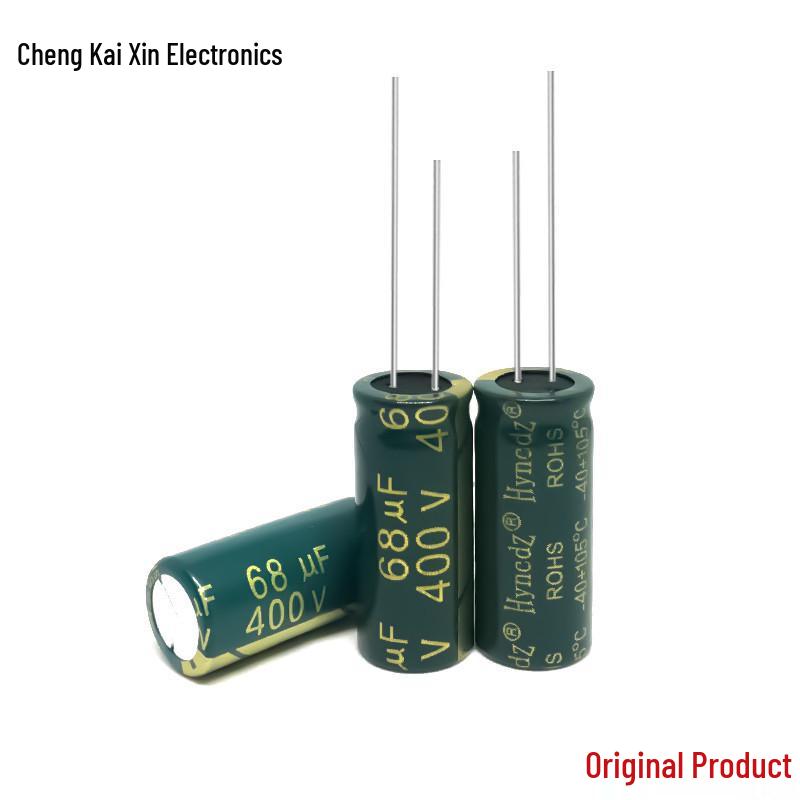 400V 68UF High-Frequency Aluminum Electrolytic Capacitor, 13x30, Authentic, Large Stock Available