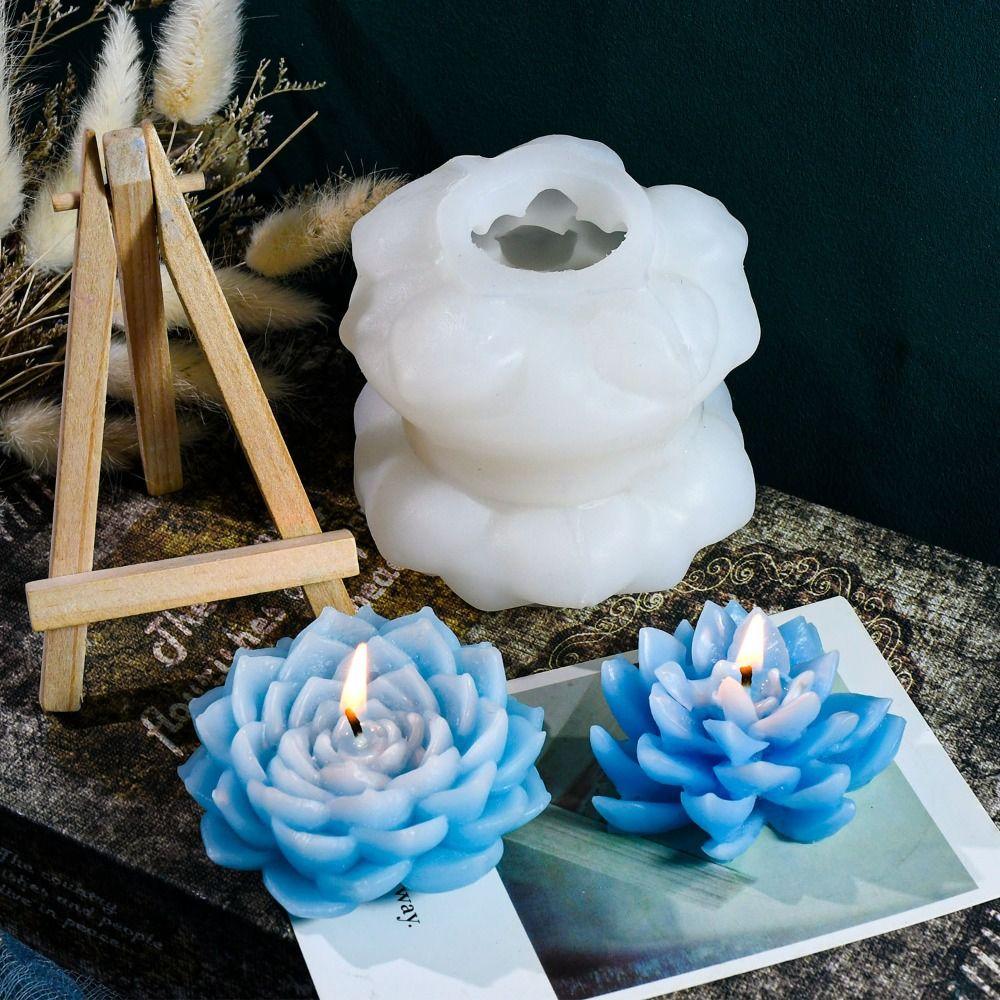 

Soap Mold Plaster Mold 3D Pouring Mould DIY Succulent Candle Mold Candle Making