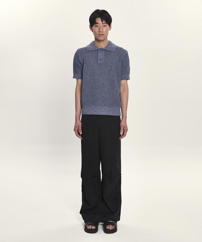 BLACK MOMENT Utility Wide Parachute Nylon Pants _ 4 Colors