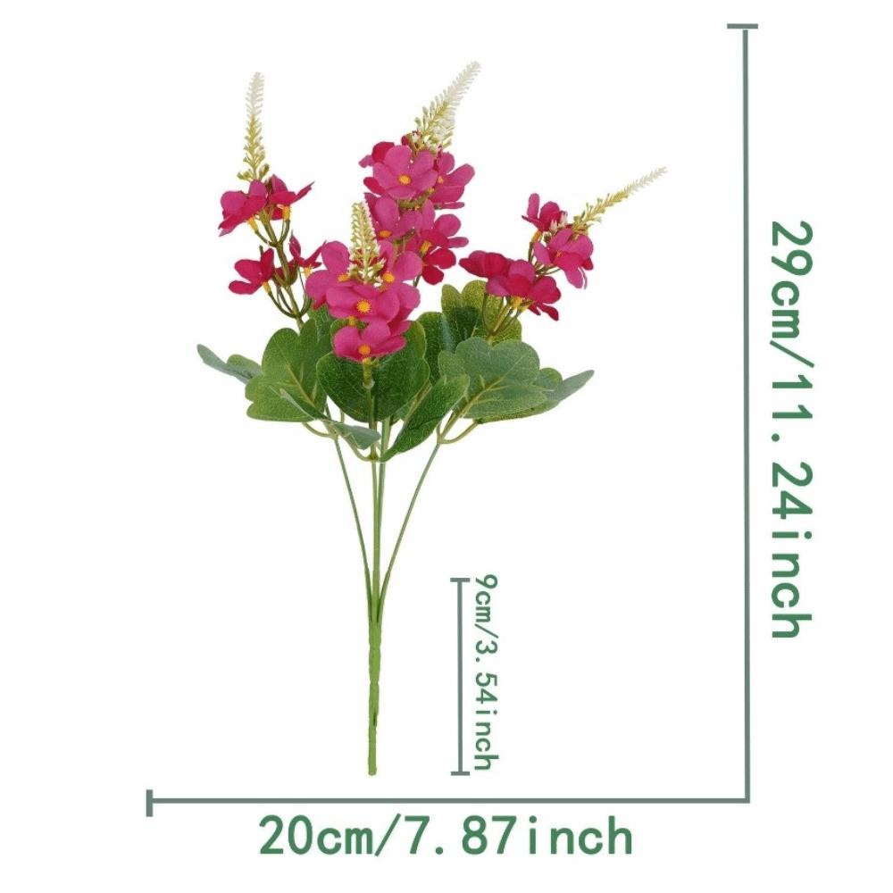 New Chrysanthemum Artificial Pansy Flowers Realistic DIY Floral Flower Bouquet Soft Simulation Flowers Photography Props