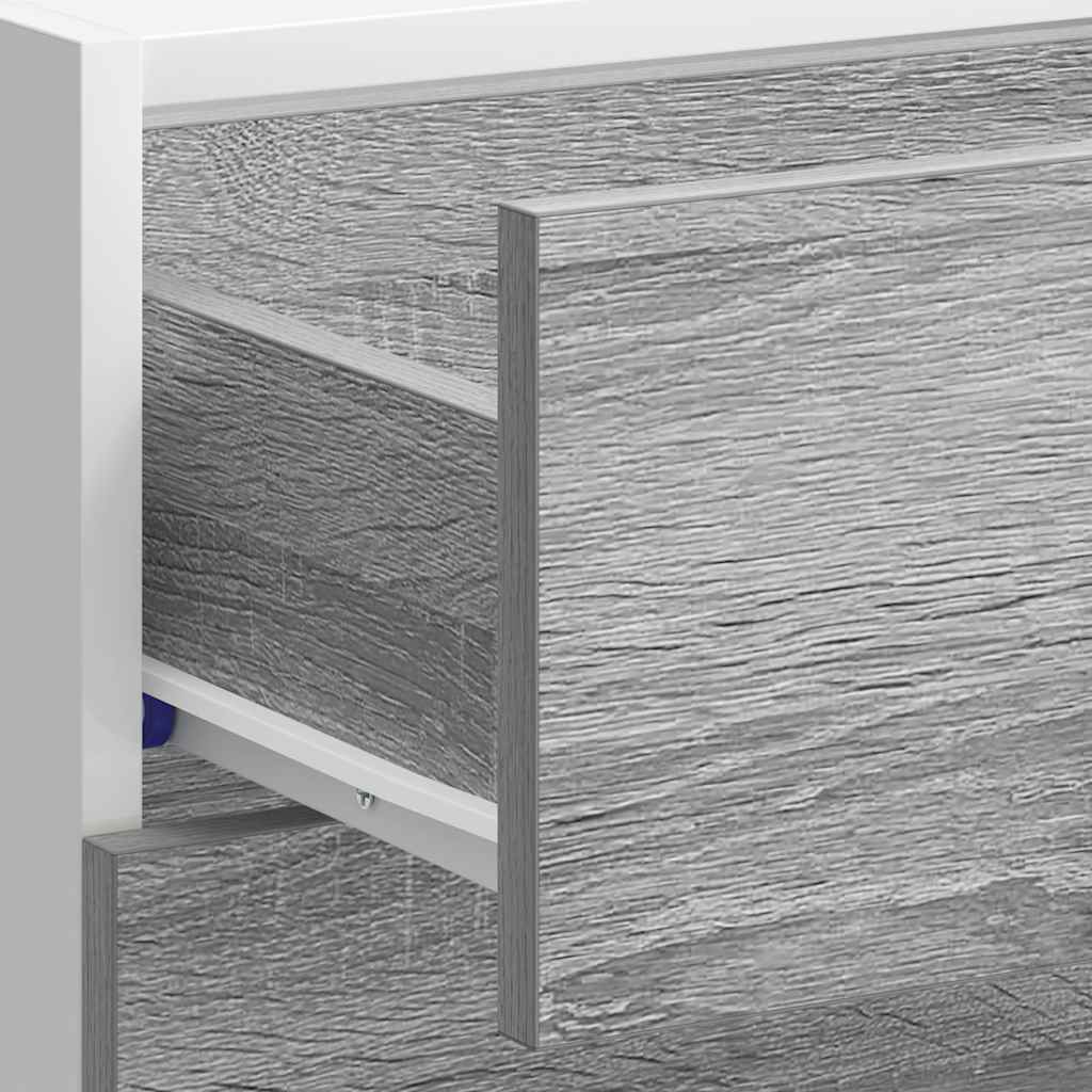 Lyon Kitchen Base Cabinet Grey Sonoma Wood Based Panel