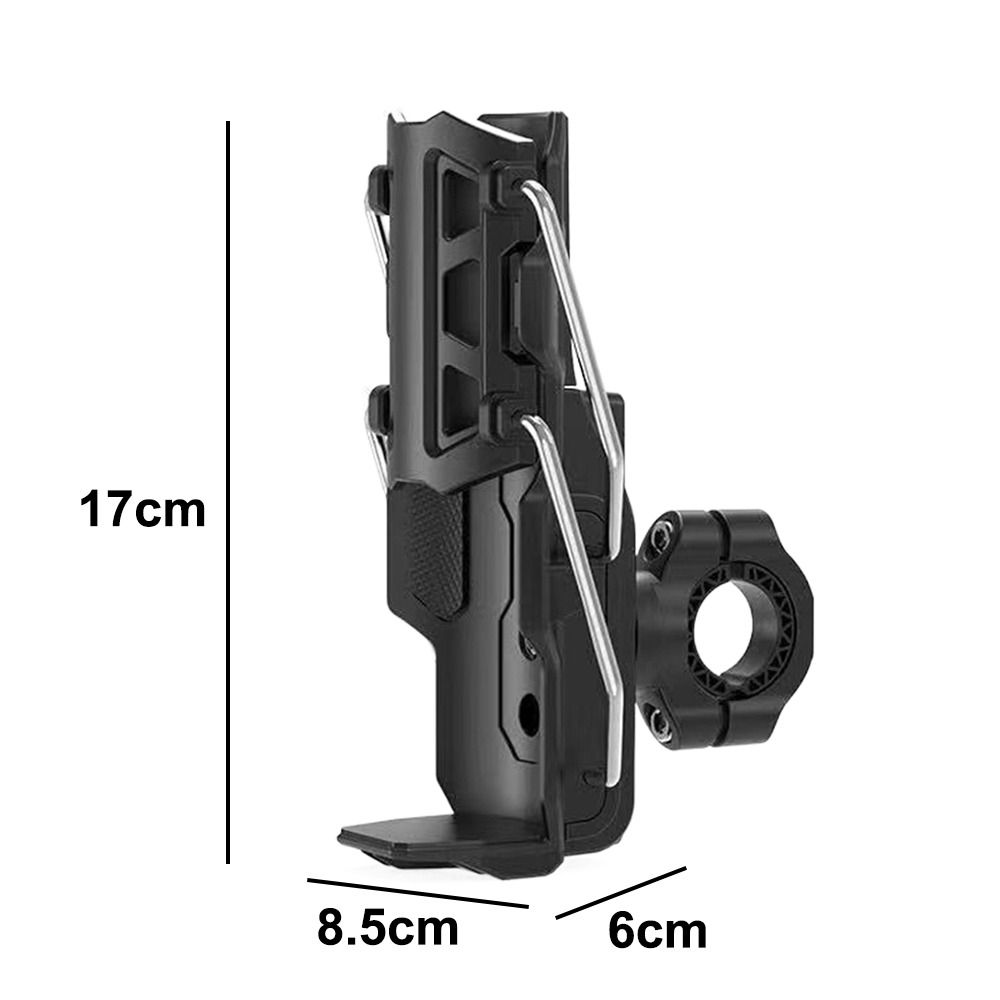 Universal Motorcycle Bumper Cup Bolder 360 Degree Rotatable Black Water Bottle Holder Adjustable Bicycle Bottle Cage