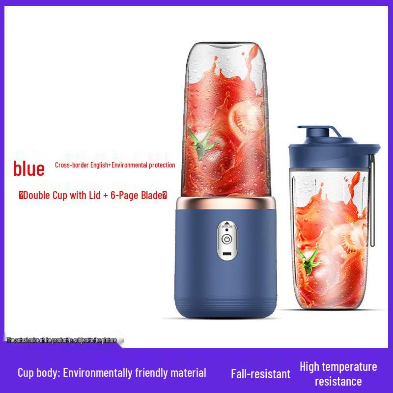 

Портативный аккумуляторный стакан-соковыжималка - Многофункциональный блендер для студентов и дома