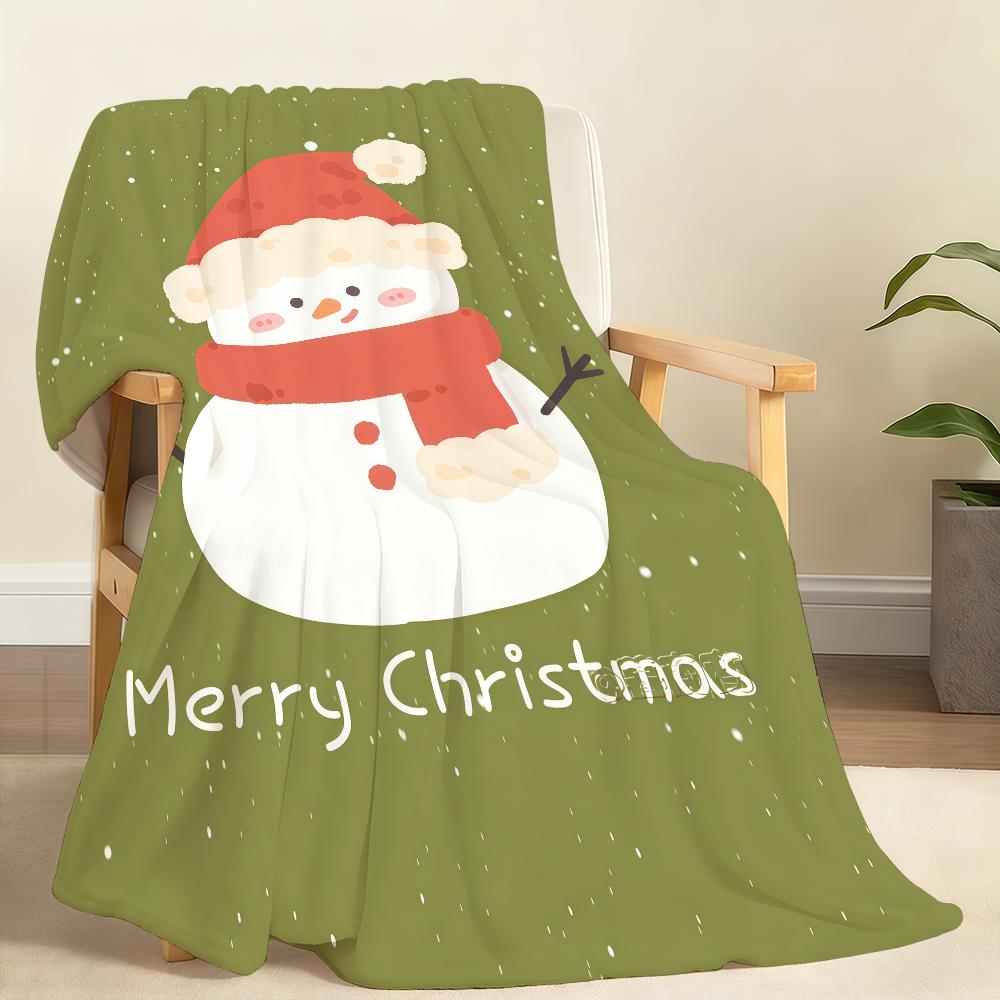 

Christmas Elements Cartoon Blanket For Soft Throw Blanket for Picnic Bed Sofa Home Bedroom Cozy Warm Comfortable 75x90cm