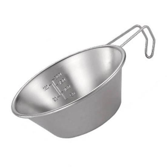 

Чаша Sierra Коррозионностойкая упаковка для фруктов Сверхлегкая практичная нержавеющая сталь Товары для кемпинга и барбекю на открытом воздухе S серебряный