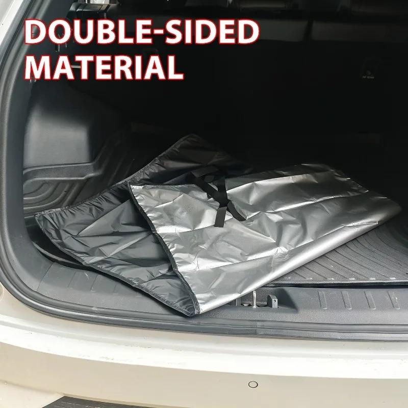 Universal Car Trunk Mat Waterproof Dustproof Polyester Fiber Cargo Liner Luggage Anti Dirty Pad Vehicle Accessories