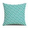 Nordic Geometric Decorative Pillow Sofa Cushion Cover Modern Home Decor Square Pillowcase Peach Skin Pillowcase