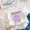 2026 hotselling boy witch hunter group cartoon print new shortsleeved summer casual comfortable childrens clothing