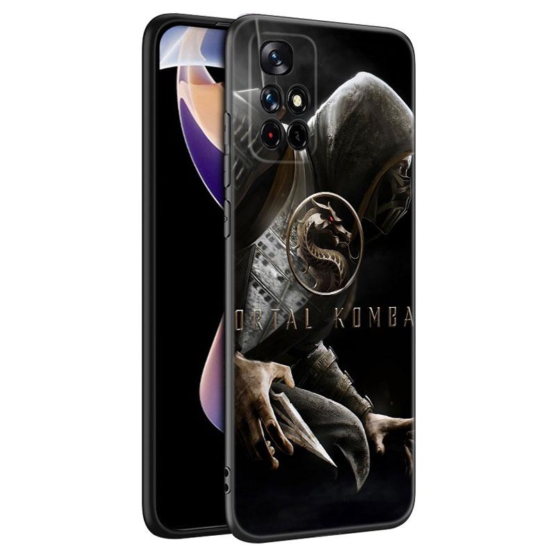 Mortal Kombat Spiel Schwarze Silikon Handyhülle Für Xiaomi Redmi Note 10 11 11S 12 13 4G 8 9 11T Pro 5G Plus 8T 9S 10S 12S