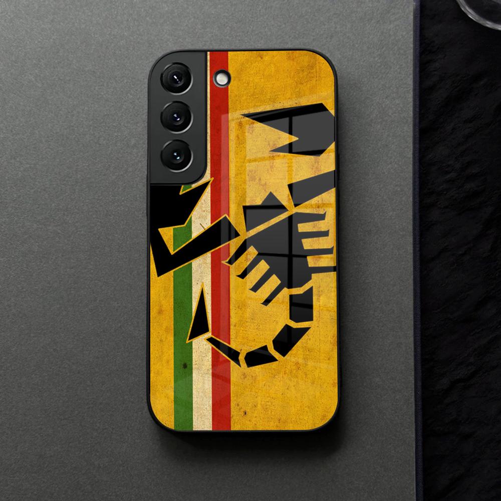 A-ABARTHEs Italy Car Phone Case Glass For Samsung Galaxy S21 S25 S22 S20 S24 S23 Ultra Fe Plus A16 A34 A54 A24 Coque