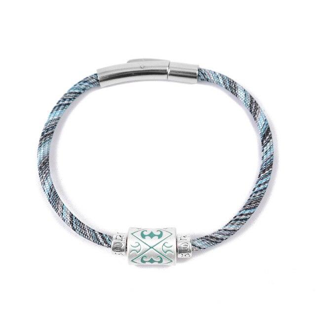 

Новый модный шестисимвольный мантровый цветной плетенный браслет из веревки для мужчин и женщин, распродажа ювелирных изделий 17cm