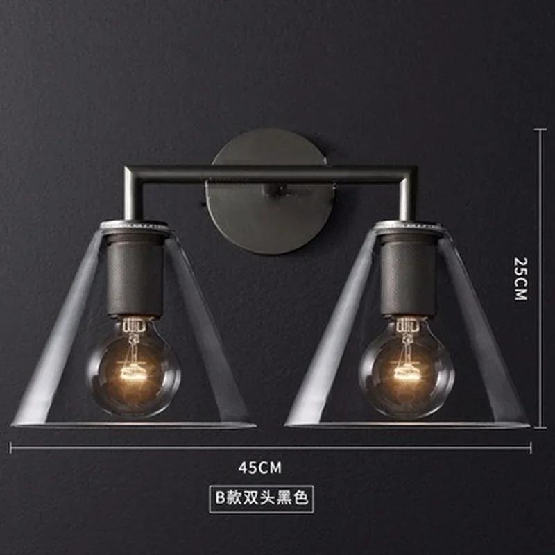 Modern Glass Wall Sconce Light for Bedroom Bedside Nordic Light Gold Indoor Lighting Fixture Home Decoration Luxury Copper Led