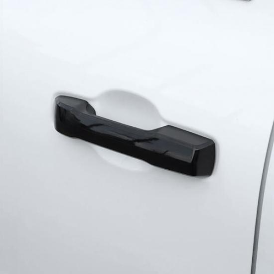 Fit For -2025 Toyota Tundra ABS Gloss Black Door Handle Decor Cover Trim 4P