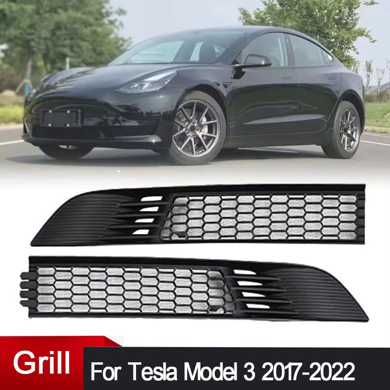 Front Bumper Hood Vent Grille Net Radiator Protective Mesh Grill Panel For Tesla Model 3 2017 2018