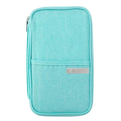 Passport Passport Bankbook Household Convenient Item [OKselect] Case, Lightweight, Compact, Cover, Case, Management, Travel, Pouch, (Turquoise)