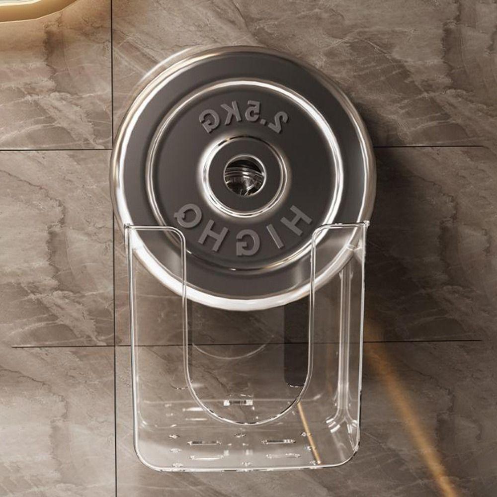 Plastic Suction Cup Tissue Box Transparent Wall Mounted Wet Wipes Storage Box Waterproof Punch-Free Wipes Holder for Bathroom