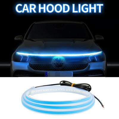 150cm 12V Car Front Hood DRL LED Daytime Running Decorative Flexible Light Strip