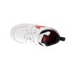 Nike Court Borough 2 Low top Skateboard Shoes Black White Red Baby BQ5453-110