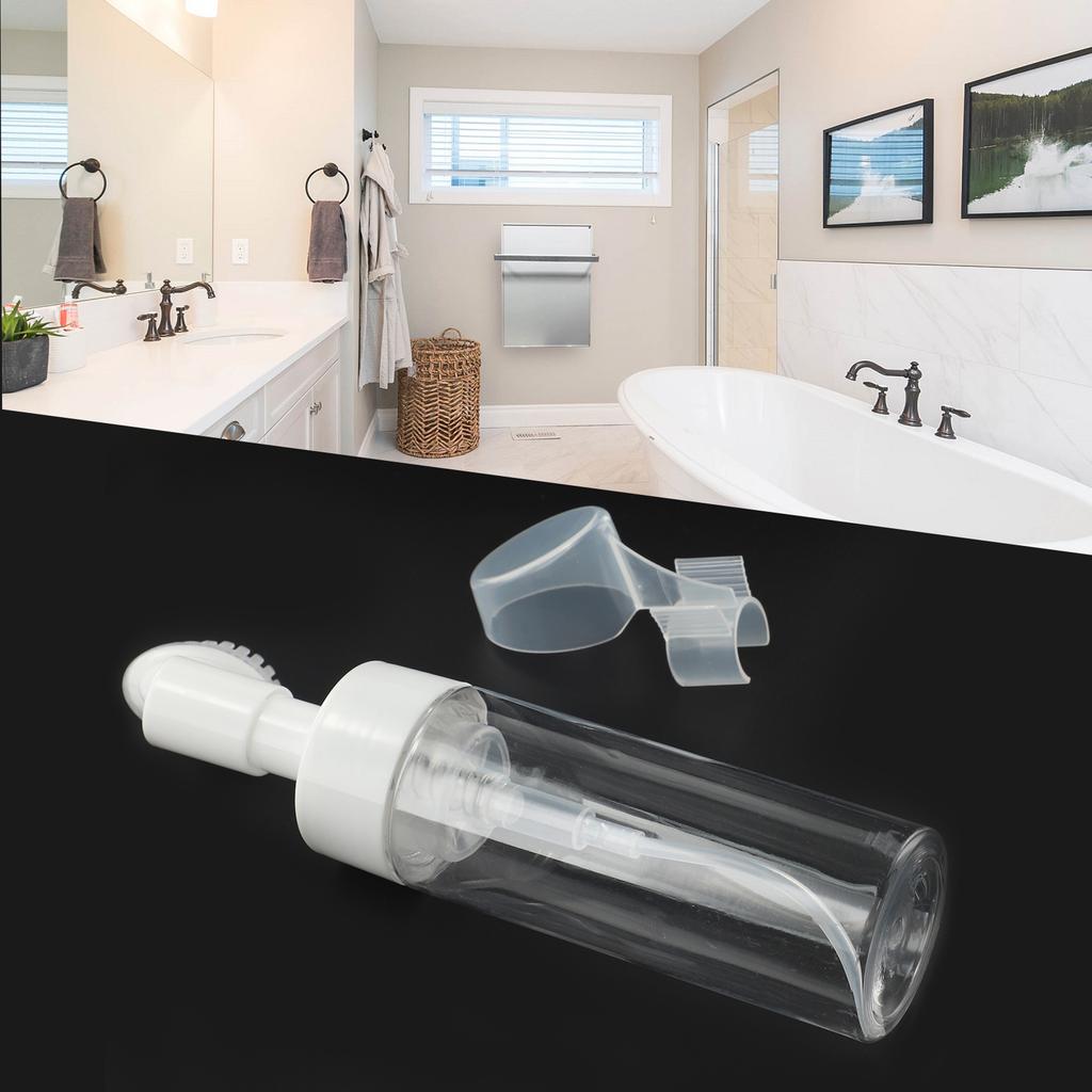 Mousse Liquid Dispenser Sparkling Bottle Cleanser Clean Portable