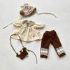 Casual Style Bjd Doll Clothes Outfit Set Mini Doll Dress 1/6 Dolls Clothes  DIY Accessories