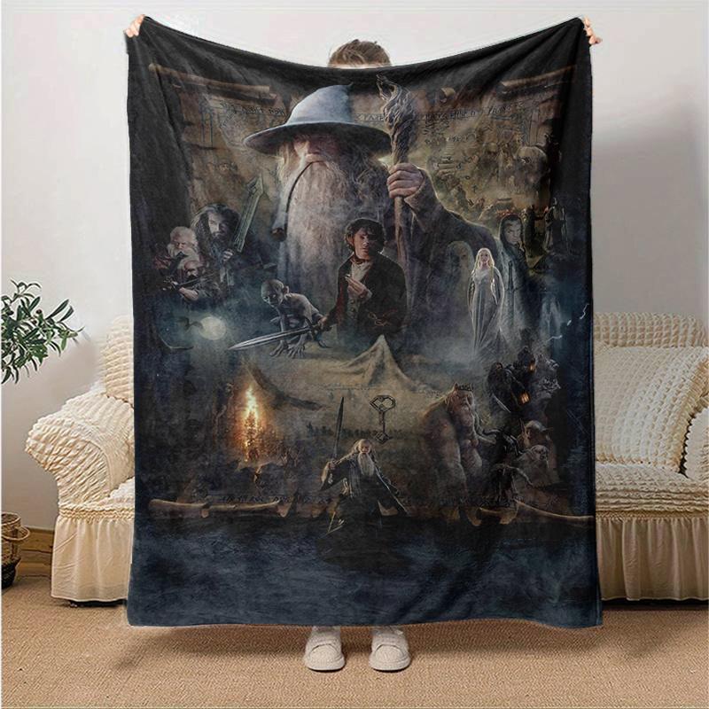Lord of the Rings: The Fellowship of the Ring Poster PrintPrint Blanket, Soft Blanket For Sofa Office Bed And Travelling Daughter Birthday G
