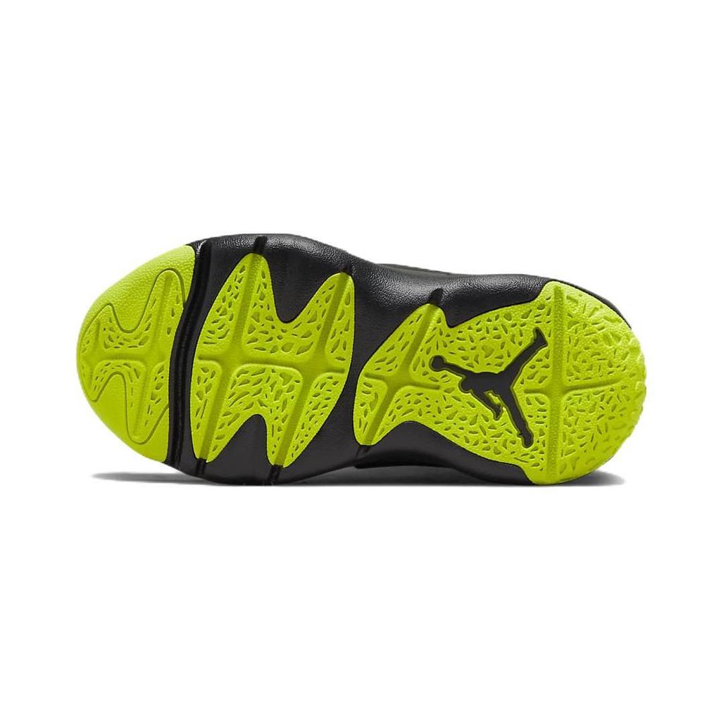 Jordan Drip 23 Slip Resistant Cushioning Abrasion Resistant High Top Kids' Outdoor Shoes Black Green CT5798-001